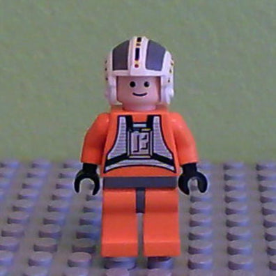 LEGO Minifigure -- Wedge Antilles-Star Wars / Star Wars Episode 4/5/6 -- SW089 -- Creative Brick Builders